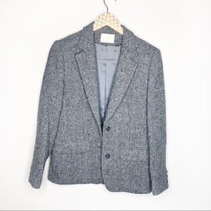 Pendleton Vintage Gray Wool Blazer